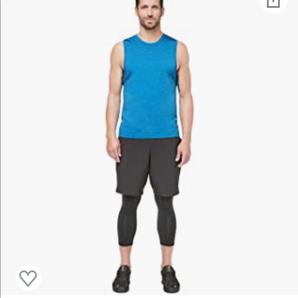 Lululemon Metal Vent Tech Muscle Tank - M - Blue